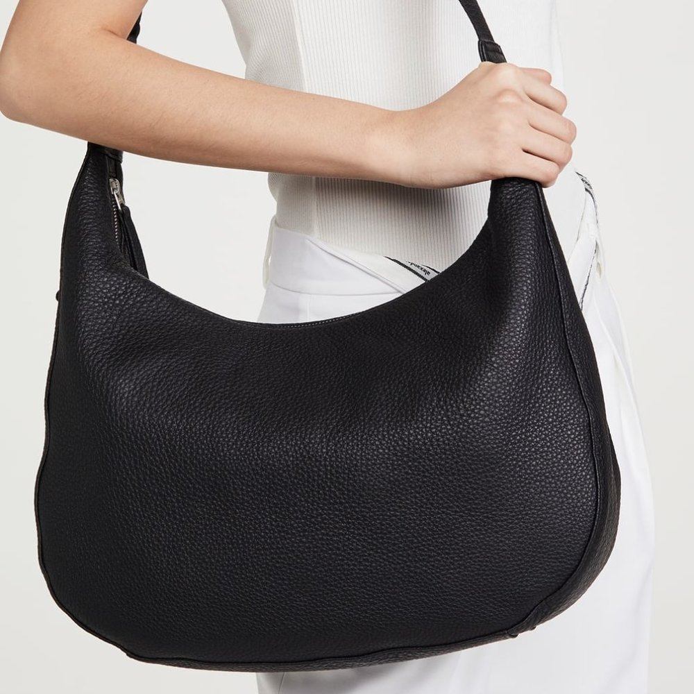 ISO Baggu Large Leather Crescent Purse